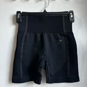 Gymshark Black High-Waist Seamless Bike Shorts